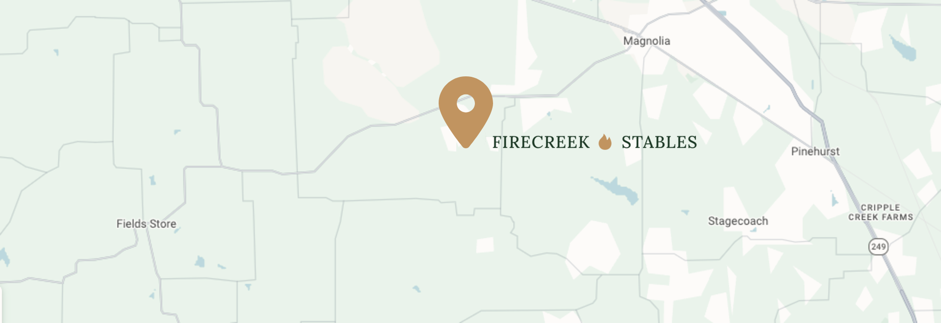 Map of Firecreek Stables in Hockley, Texas